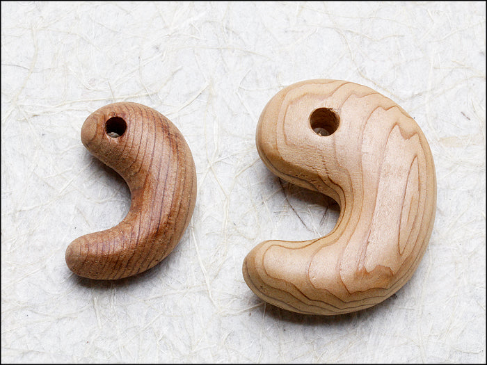 神宮御山杉太珠「極」　勾玉　証明書付き【大】