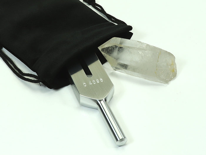 クリスタルヒーリングチューナー【10個セット】ブラジル産水晶ポイント10個&ポーチ10個付